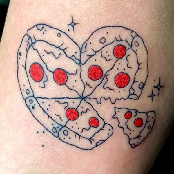 Heart Pizza for Anamarie